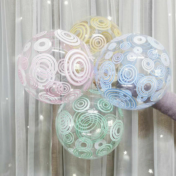20inch Clear Large Round BOBO Bubble Balloons Transparent Weddings Party Decor