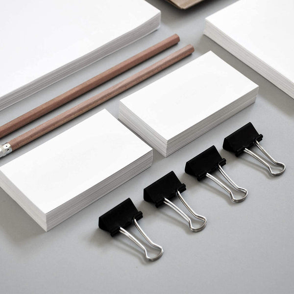 Foldback Clip Black Steel Binder Bulldog Clip Paper Office Document 19MM