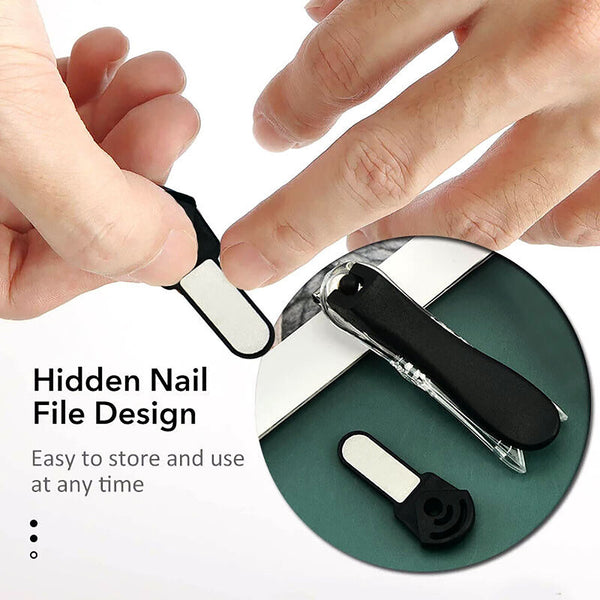 2in1 Grip 360 Rotary Finger Toe Clipper Nail Clippers Clipper Trimmer Cutter AU