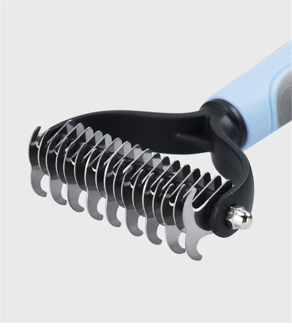 Dog Pet Grooming Comb Brush Undercoat Rake Dematting Deshedding Trimmer Tools AU