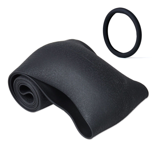 32-40CM Car Steering Wheel Cover Protector Universal Leather Texture Silicone