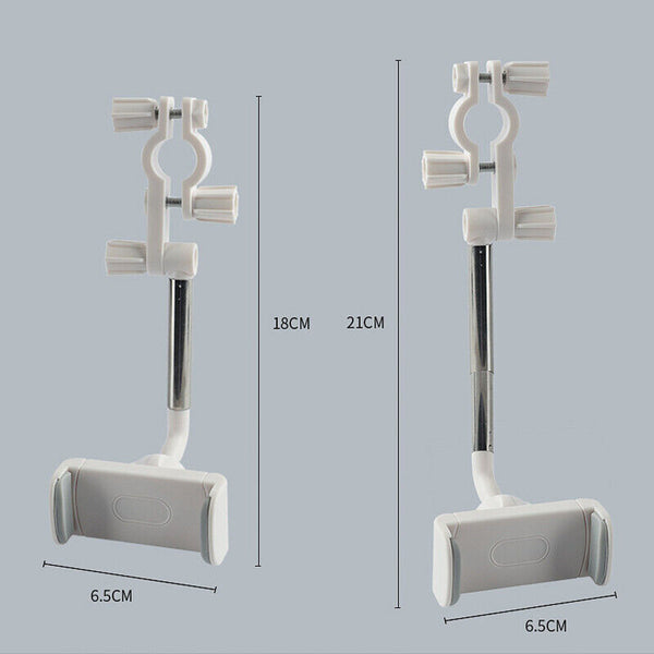 360° Rotatable Retractable Car Phone Holder Rearview Mirror Multifunctional AU