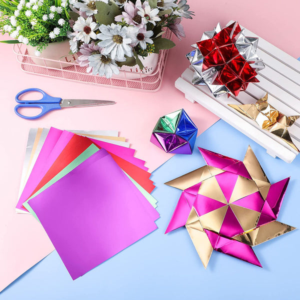 10-100PCS 230G A4 Metallic Paper Glossy Matte Craft Scrapbooking Cardstock Paper