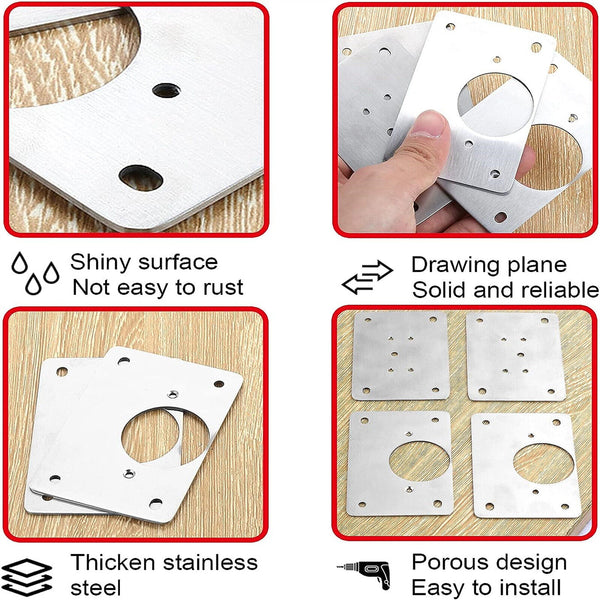 Kitchen Cupboard Door /Hinge Repair Kit Hinge Repair Plate Cabinet Mount Tool AU
