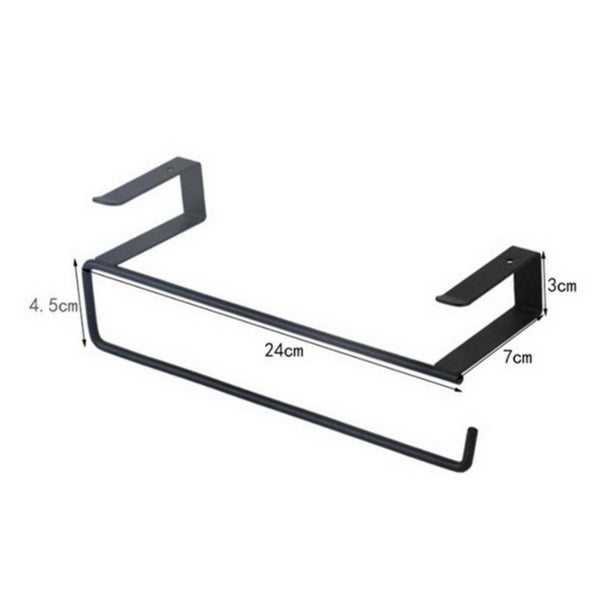 Over Door Tea Towel Holder Rack Kitchen Bathroom Rail Cupboard Hanger Bar Hook A