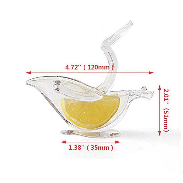 1-3Pcs Manual Lemon Squeezer Acrylic Clip Orange Fruit Hand Juicer Home Kitchen