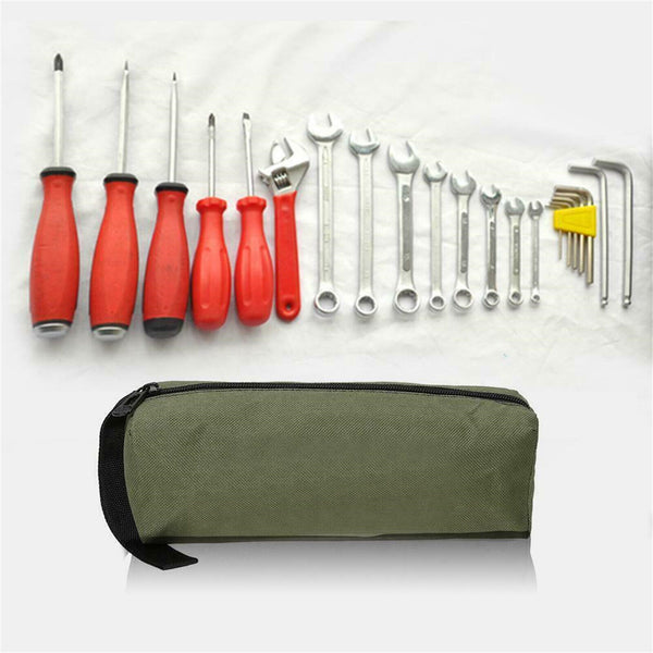 2X Tool Storage Bag Spanner Wrench Zip Pocket Organizer Carry Case Mini Pouch AU