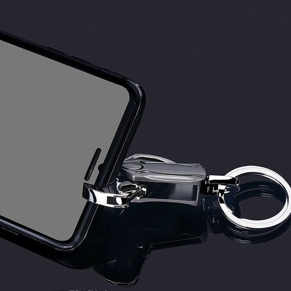 Gift Car Key Rings Alloy Chain Keychain Holder Metal Stylish Heavy Duty Keyring