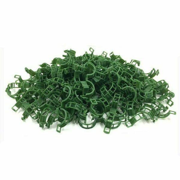 300/600/1200PC Tomato Greenhouse Garden Plant Support Veggie Clip Trellis Twine