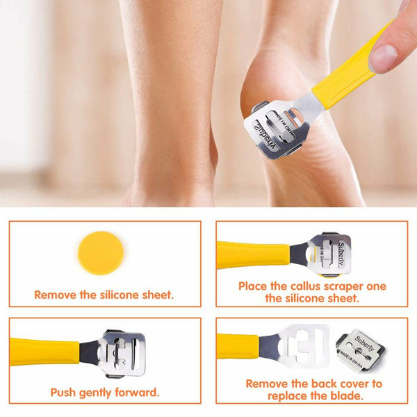 10x Manicure Foot Rasp File Hard Dead Skin Remover Pedicure Peeling Tools Kit AU