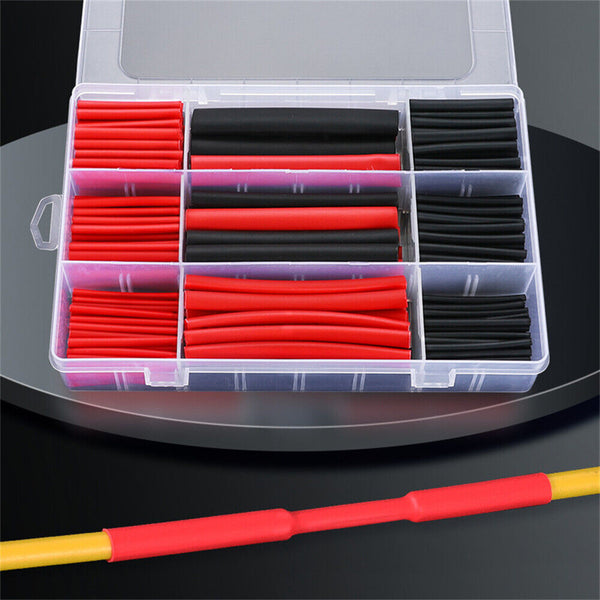 Heat Shrink Tubing Tube Assortment Wire Cable Insulation Sleeving Kit 270 pcs AU - Lets Party