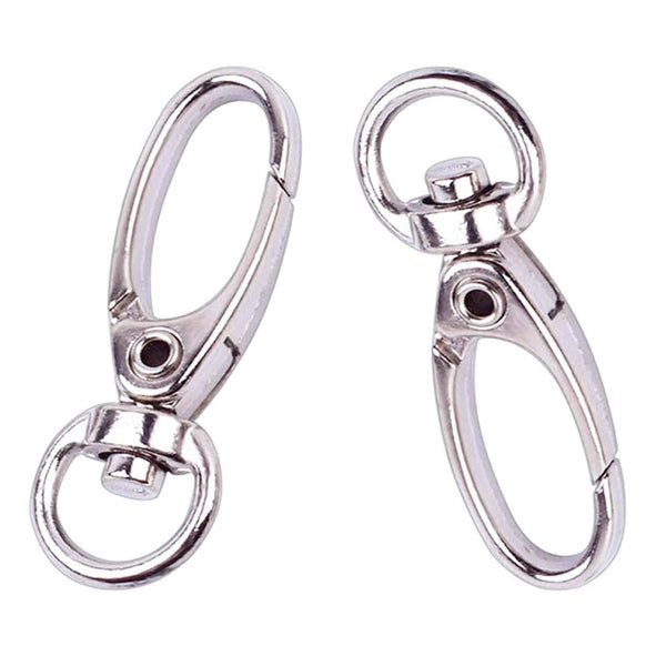 10/20/30X Swivel Lobster Clasps Golden Trigger Clasp Snap Hook Key Chain Rings A