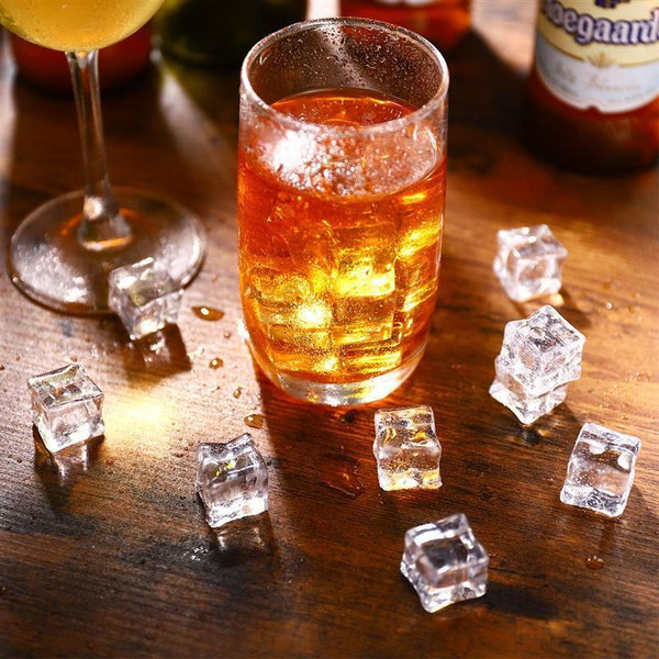 Fake Acrylic Ice Cube Artificial Wedding Party Photography Display Clear