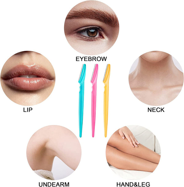 Facial Eyebrow Razor Trimmer Shaper Shaver Blade Knife Hair Remover inkle Beauty