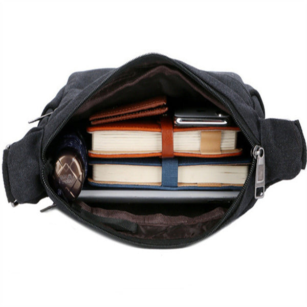 Retro Men's Canvas Shoulder Messenger Bag Crossbody Satchel Man's Travel Bags AU