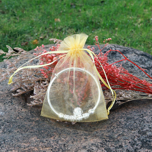 10-100pcs Organza Bag Sheer Bags Candy Packaging Jewellery Gift Wedding Pouch AU - Lets Party