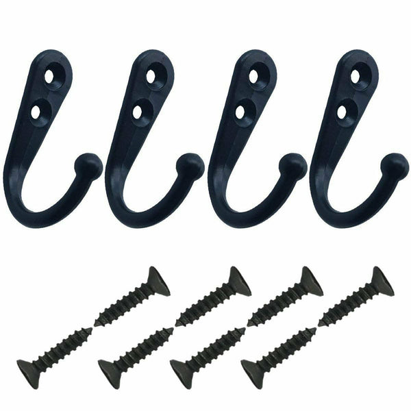 10X Hooks Wall Hanger Stainless steel Coat Hat Clothes Robe Holder Rack Hook AU