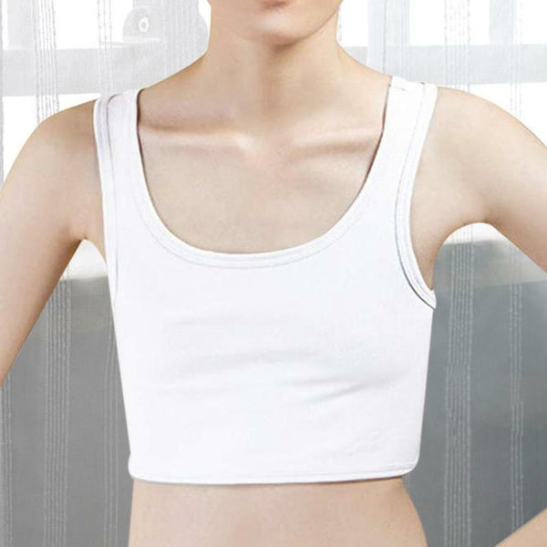 Breathable Short Chest Undershirt Buckle for Tomboy Vest Flat Trans Binder LesAU