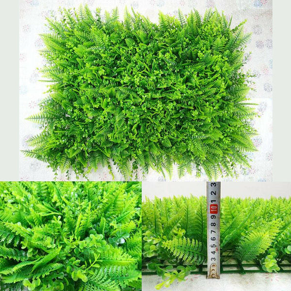 Artificial Plant Wall Grass Panels Hedge Vertical Garden Ivy Walls Mat Fence
