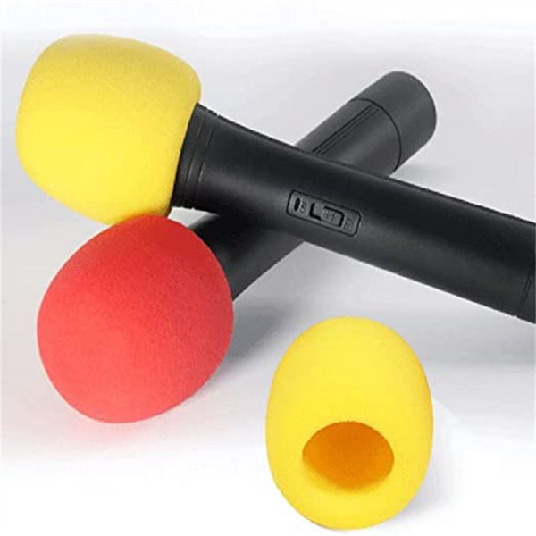 20 Pcs Handheld Stage Microphone Karaoke Windscreen Sponge Foam Mic Shield Cover