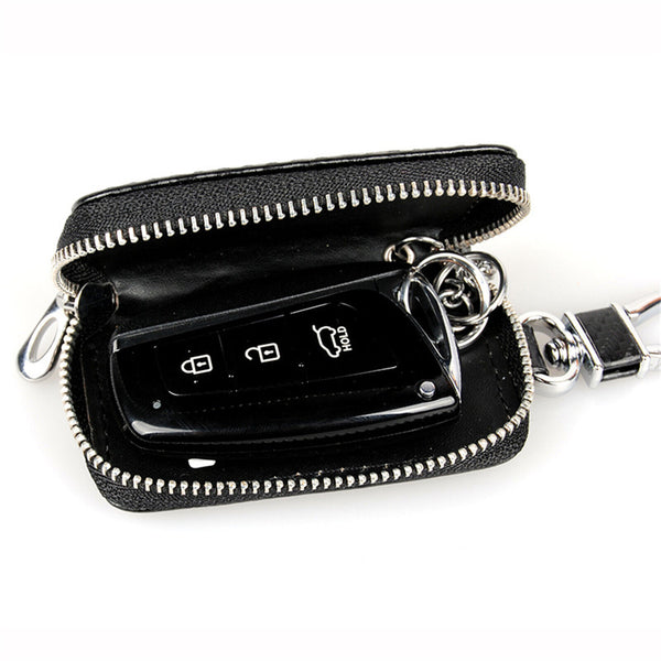 Car Key Signal Leather Cage Fob Pouch Keyless Bag Case Key Bag AU