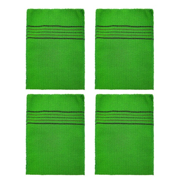 4PCS Exfoliating Mitten Scrub Bath Towel Viscose Italy Korean Washcloth