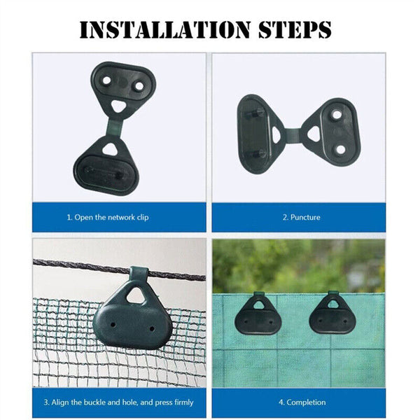 10/20PCS Net Hook Fasten Hang Expand Shade Cloth Clips Sunshade Net Clip Outdoor