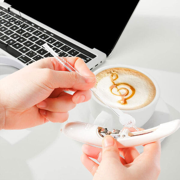 Electrical Latte Art Pen For Coffee Cake Spice Pen Decor Cake Carving Coffee AU