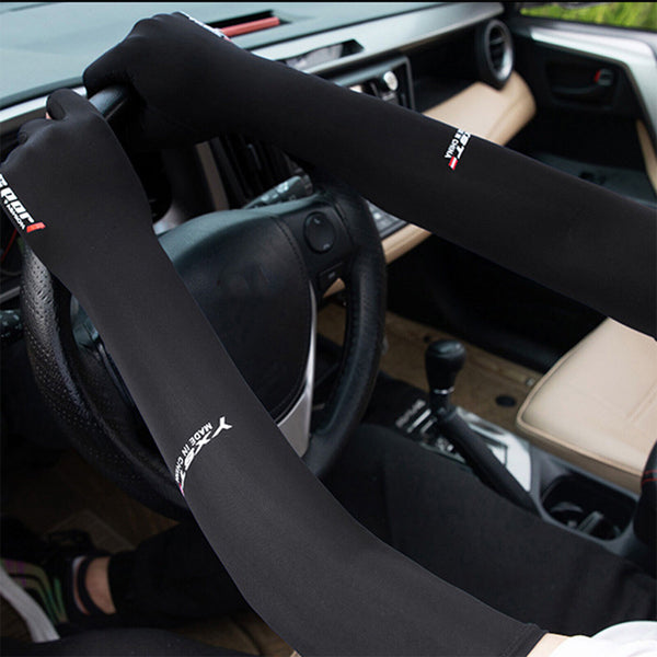 1 Pairs Cooling Sport Arm Sleeves Compression Protection Cover Tennis Basketball