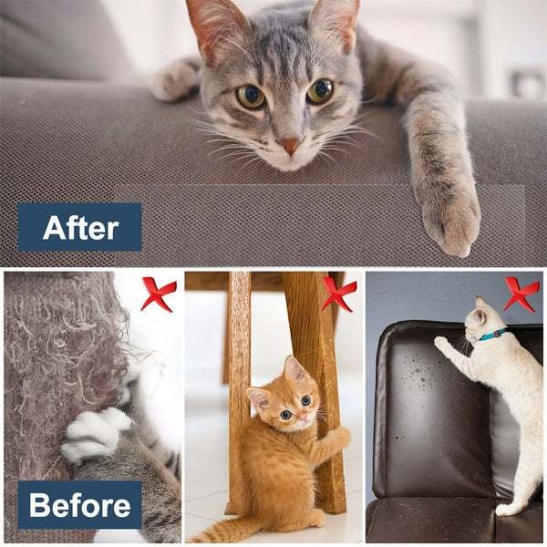 8Pcs x Large Pet Couch Protector Furniture Sofa Walls Cat Scratch Guard Shield A