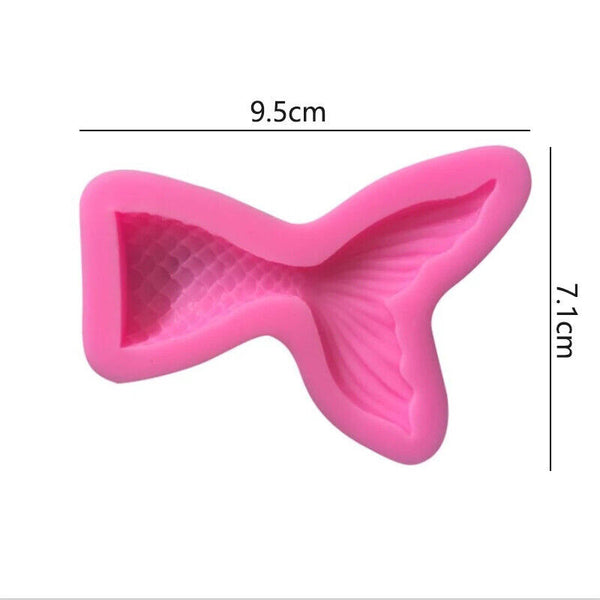 Sea Beach Nautical Animals Mermaid Silicone Fondant & Chocolate Mould Mold