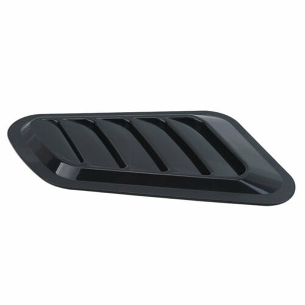 2PCS Universal Car Decorative Air Flow Intake Scoop Turbo Bonnet Vent Cover Hood