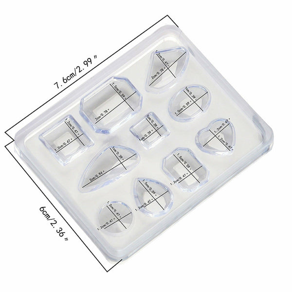 Silicone Resin Mold for Jewelry Earrings Pendant DIY Making Mould Craft Tools AU