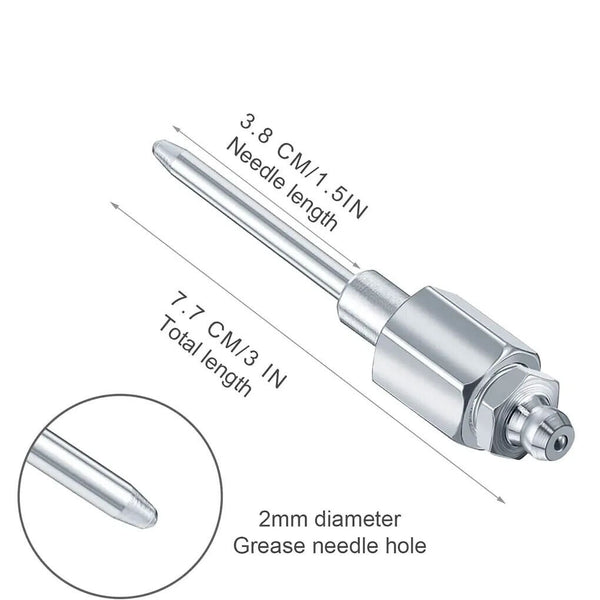 5pcs Grease Gun Needle Tip of The Mouth Removable Needle Nose Head Nozzle AUS