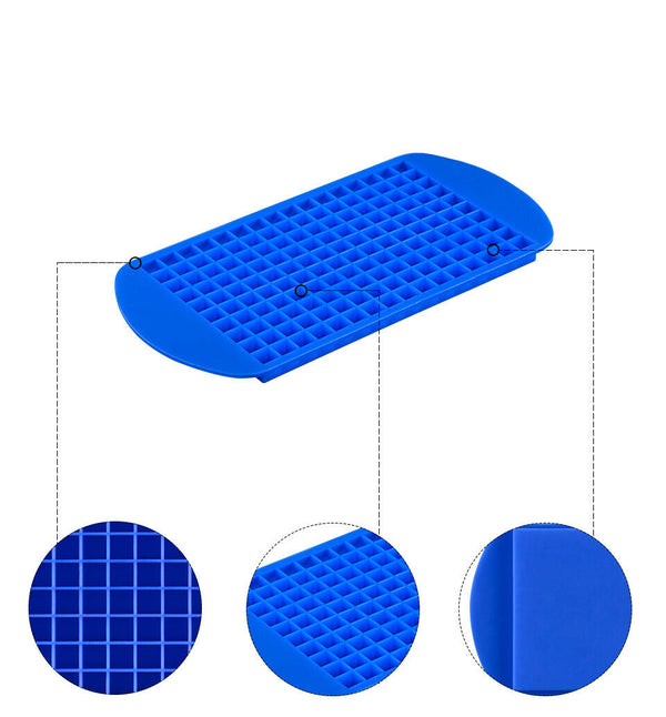 160 Grids Frozen Cubes Silicone Mould Mini Bar Ice Cube Tray Ice Maker Mold Tool
