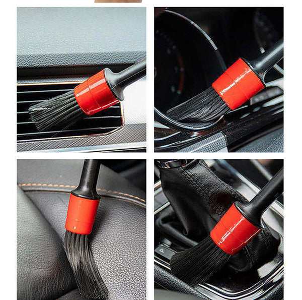10X Car Detailing Cleaning Brush Set For Auto Crevice Engine Wheel Air Cleaner