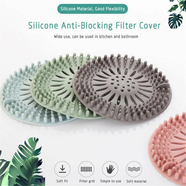2x New Bathroom Drain Hair Catcher Bath Stopper Sink Strainer Filter Shower Cove