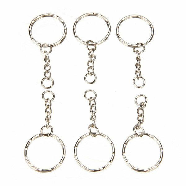 10x Heat Shrink Paper Film Sheets + 100x Keyring Chain for DIY Pendants Making - Lets Party