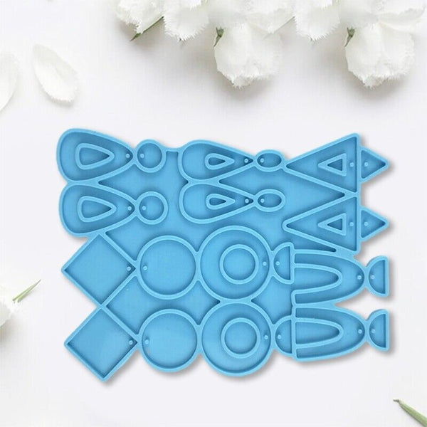 Earrings Epoxy Resin Mold Ear Studs Dangle Casting Silicone Mould DIY Craft Tool