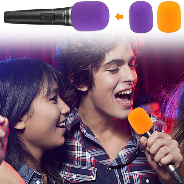 Handheld Stage Microphone Karaoke Windscreen Sponge Foam Mic Shield Cover