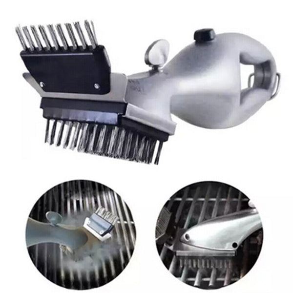 Cleaning Brush Steam Barbecue Charcoal Cleaner BBQ Cleaning Tools with Water