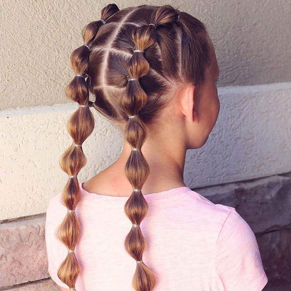 Transparent Ponytail Holder Elastic Rubber Band Hair Ties Ropes Ring