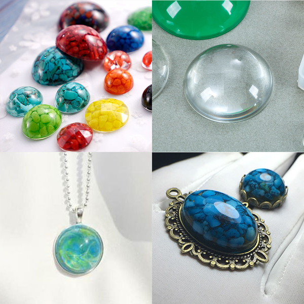 Silicone Round Jewelry Amber Making Mold Resin Casting Epoxy Mould Craft DIY AU