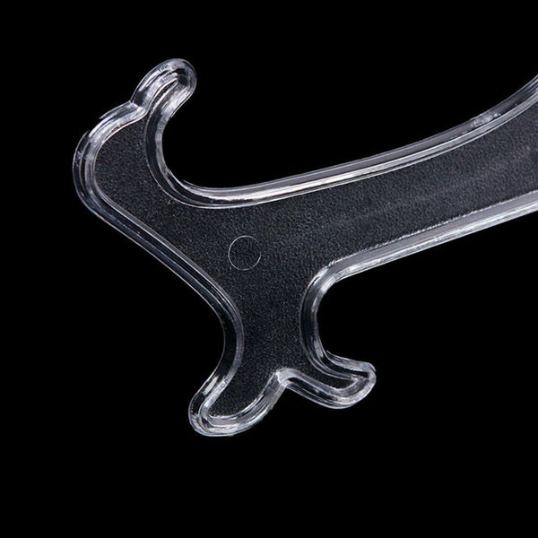 UP50x Clear Plate Stand Display Easel Photo Picture Bowl Dish Holder Frame Clear