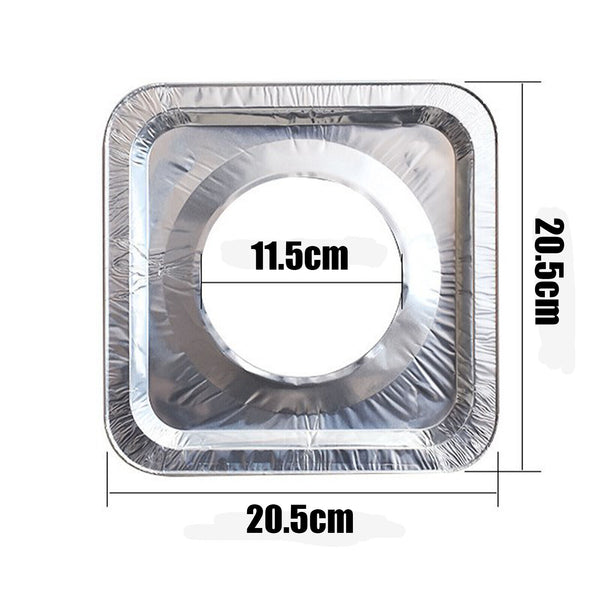 10PCS Stove Top Covers Reusable Non-stick Foil Gas Burner Protector Liner Tools