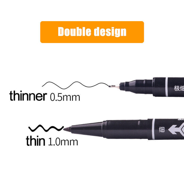 10x AU Tattoo Tool Surgical Marker Marking Pen Dual-Tip Skin Scribe Piercing