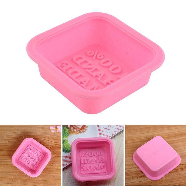 24pcs Silicone Soap Mould For DIY Handmade Soap Making Square Shape Molds AU