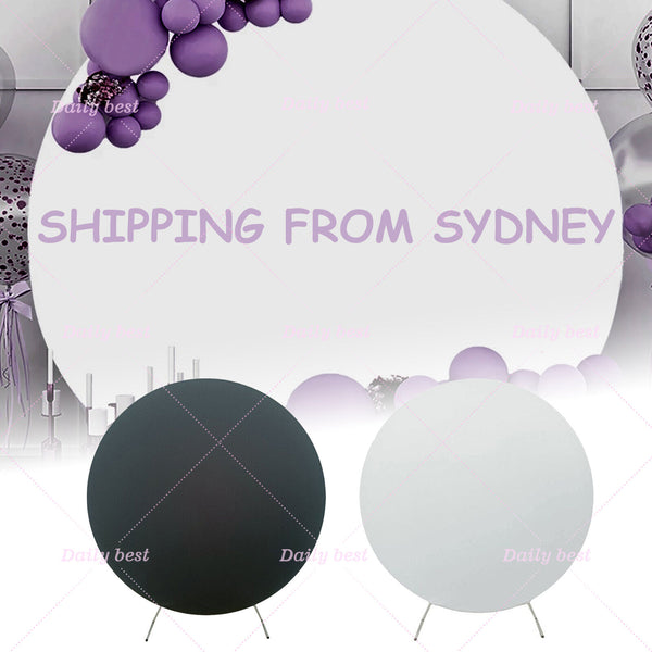 Circle Round Backdrop Cover Baby Shower Wedding Photocall Boda Custom Background