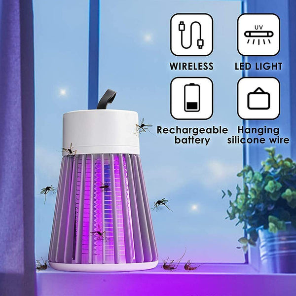 Electric LED UV Mosquito Trap Killer Lamp Insect Catcher Fly Bug Zapper Mozzie