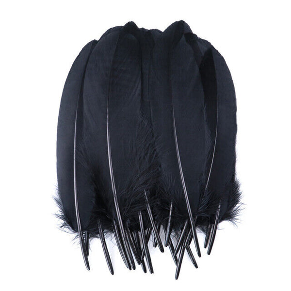 100pcs Goose feathers 6-12cm 11 Color Choice Millinery DIY Wedding Craft
